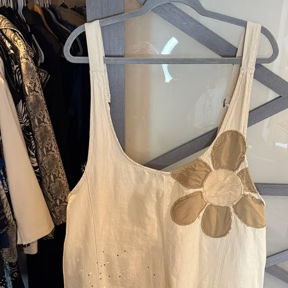 Floral Beige Jumpsuit - Picture 3 of 11